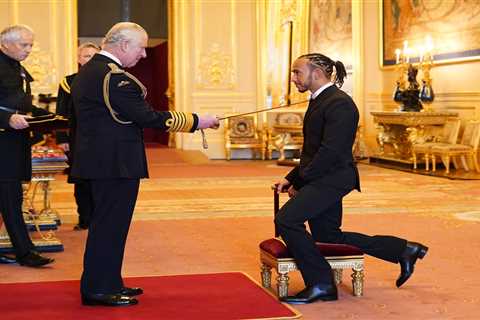 Sir Lewis Hamilton knighted by Prince of Wales just days after controversial F1 title defeat to Max ..