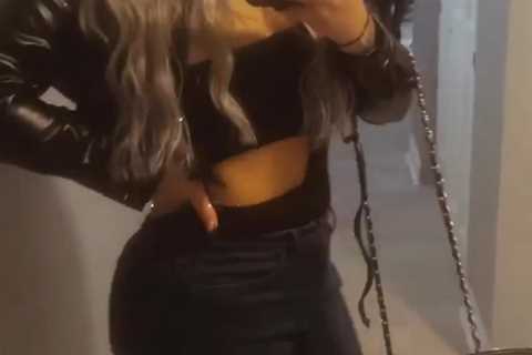 Teen Mom Jade Cline shows off curves in a crop top & tight jeans after butt lift, boob job..