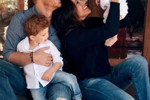 Royal fans thrilled to spot giggling Lilibet is the spitting image of Meghan Markle as a tot in..