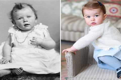 Princess Charlotte is the spitting image of her great-grandmother the Queen – can you see the..