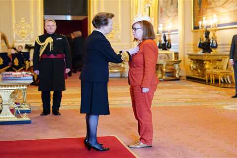 Scientist who developed Oxford-AstraZeneca Covid vaccine presented with damehood by Princess Anne