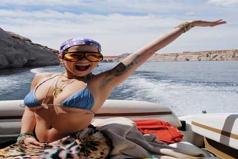 Rita Ora looks incredible as she strips off to bikini in Utah