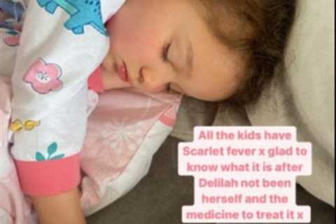 Helen Flanagan’s kids struck down with Scarlet fever days after she begged fans for help as son..
