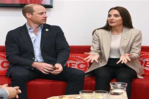 Kate Middleton and Prince William put on a brave face after Prince Harry snubs Queen in explosive..