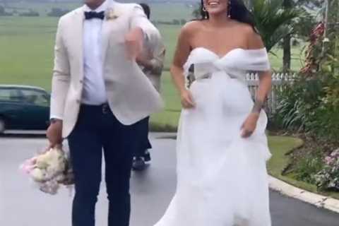 Married At First Sight Davina Rankin marries fiancé Jaxon Manuel in stunning ceremony after on-air..
