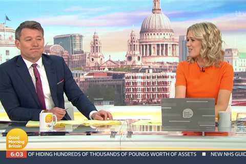 Ben Shephard and Charlotte Hawkins fight back tears on Good Morning Britain over viral clip of..