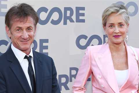 Sean Penn Receives Support From Sharon Stone & More Stars At CORE Gala