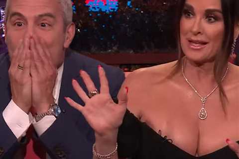 Andy Cohen Accidentally Exposes Kyle Richards' Breast Reduction on WWHL