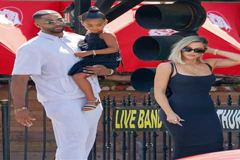 Inside Khloe Kardashian & Tristan Thompson’s ‘awkward’ Father’s Day with daughter True, 4,..