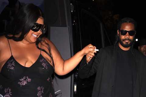 Lizzo comes to her birthday party in WeHo with her boyfriend!
