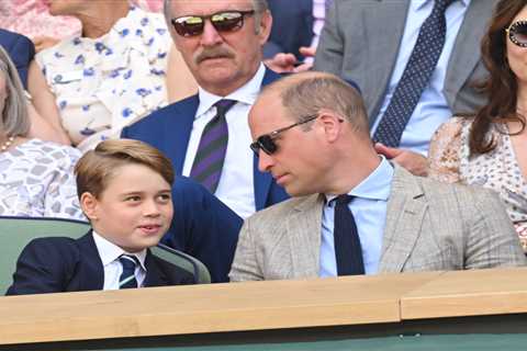 Eagle-eyed royal fans are all saying the same thing about Prince George’s quiet chat with dad..
