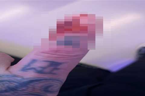 Kourtney Kardashian’s husband Travis Barker shares gruesome photo of his finger covered in blood..