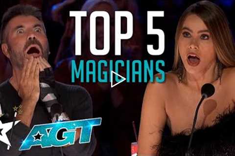TOP 5 MOST VIEWED Magician Auditions from America's Got Talent 2022! | Got Talent Global