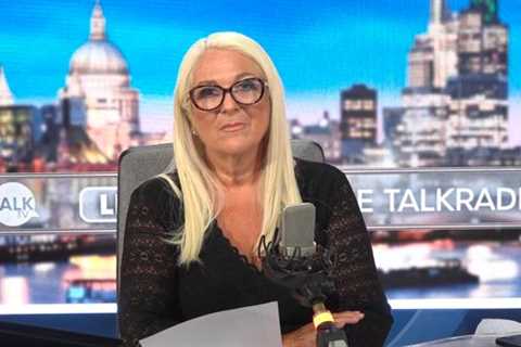 Heartbreaking moment Vanessa Feltz brought to tears as she announces the Queen’s death live on..