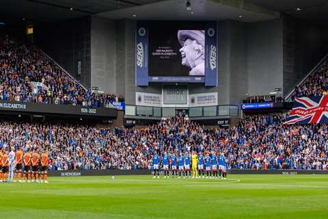 Dundee United fans sing vile chant about the Queen during minute’s silence sparking furious..