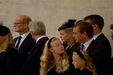 Rarely seen Savannah Phillips captures the royal family’s grief with touching moment at vigil