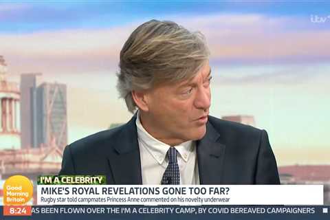 Richard Madeley leaps to I’m A Celeb star Mike Tindall’s defence on GMB after he’s accused of..