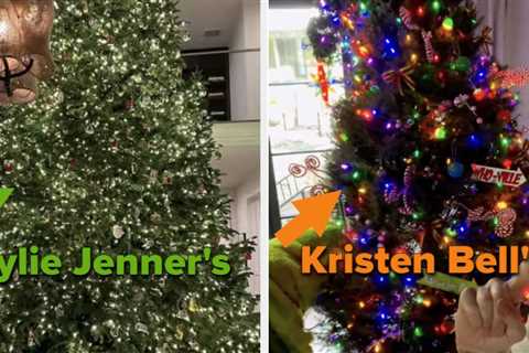 Here Are Some Of The Best Celebrity Christmas Trees Of 2022, From The Classics To The Wonderfully..