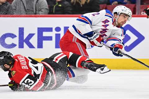 Rangers’ Filip Chytil exits game with injury after taking late hit