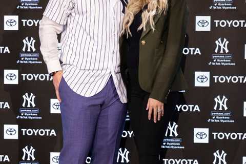Carlos Rodon’s wife Ashley beams by his side at Yankees introduction