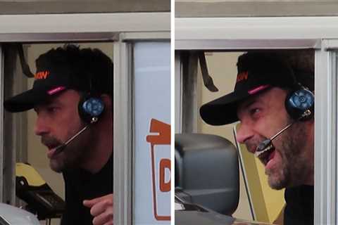 Ben Affleck Shoots Dunkin' Donuts Commercial in Boston