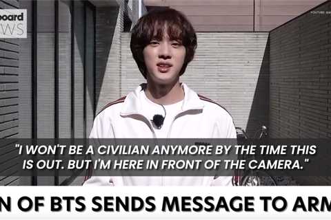 BTS‘ Jin Shared Uplifting Video Message with ARMY About His Military Enlistment | Billboard News