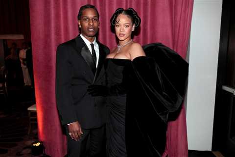 Rihanna & A$AP Rocky Bring New Meaning to ‘Fashionably Late’ for Golden Globes Date Night: Photos