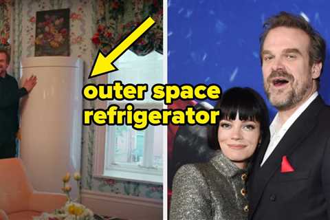 David Harbour And Lily Allen's Bathroom Is Very Weird But Very Cool, Even Though I Believe A..