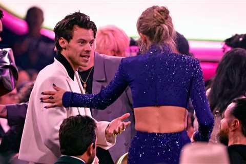 Taylor Swift & Harry Styles Reunite at the 2023 Grammys: Watch the Moment