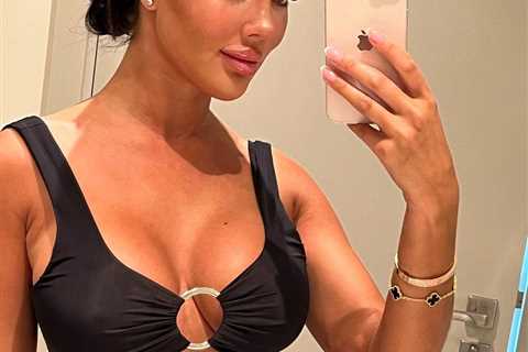 Towie’s Yazmin Oukhellou shows off her incredible curves in bikini after quitting show for new..
