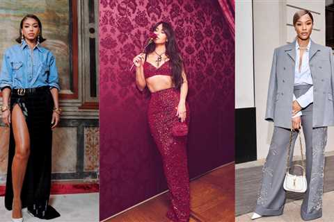 Celebs Spotted at Milan Fashion Week : Lori Harvey in Bally, Kim Kardashian in Dolce & Gabbana,..