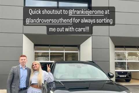 Love Island’s Chloe Burrows splashes out on £65k Range Rover