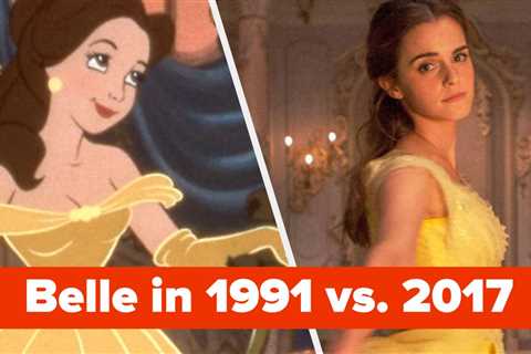 25 Animated Disney Characters Vs. The Live-Action Versions