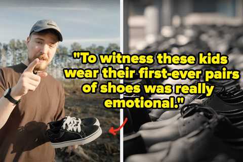 People Are Calling MrBeast’s Philanthropy “Poverty Porn” After He Donated 20,000 Pairs Of Shoes To..