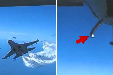 New Video Shows Russian Fighter Jet Downing American Drone