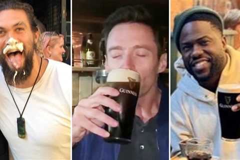 Stars Drinking Guinness Beer -- Happy St. Patrick's Day!