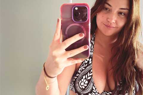 Jacqueline Jossa looks incredible as she strips to patterned bikini on family holiday