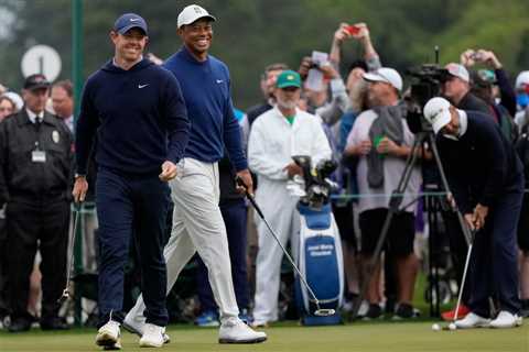 Tiger Woods laughs it up with Rory McIlroy at 2023 Masters after Erica Herman breakup