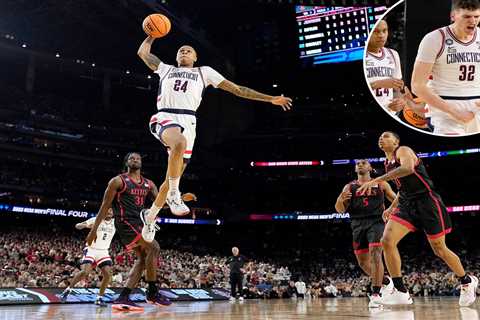 UConn holds off late San Diego State push to win national championship