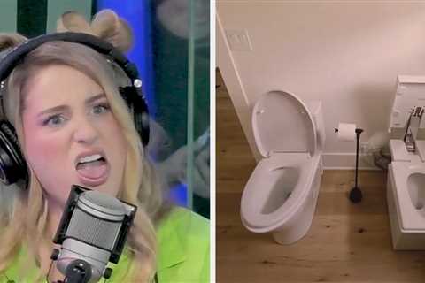 Meghan Trainor Talked About Peeing With Her Husband On Their Custom Side-By-Side Toilets Again:..