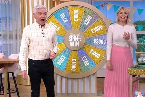 This Morning in chaos as Spin to Win superfan breaks down in tears after winning £3,000 and screams ..
