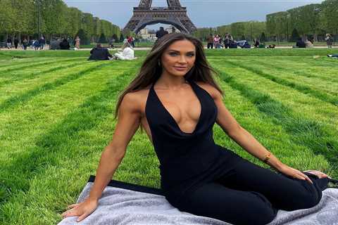 Love Island’s Jessie Wynter goes braless in front of the Eiffel Tower in steamy snaps