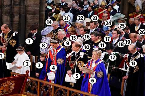 Coronation seating plan offers intriguing insight into royal pecking order as Prince Harry..