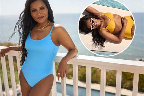 Mindy Kaling Talks Weight Loss Transformation As She Models New Swimwear Collection