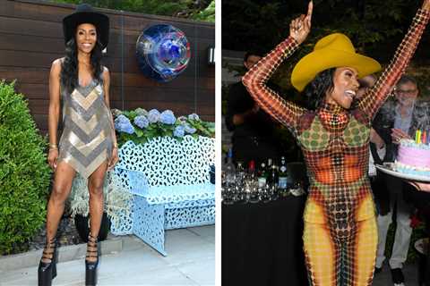 Fashion Icon June Ambrose Celebrated Her Fabulous Birthday Affair in Gucci and Jean Paul Gaultier..