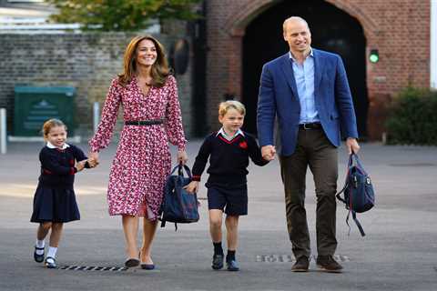 Prince George tours prestigious Eton ­College with William & Kate — suggesting he could follow..