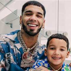 Anuel AA and his son Pablo Spend Father/Son Time in Full Amiri Looks