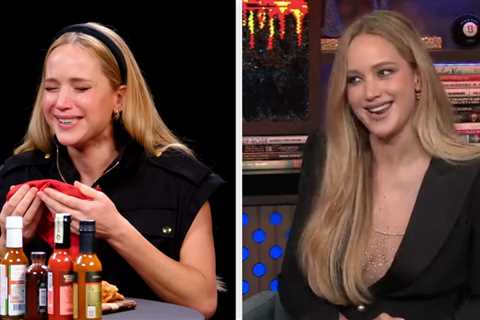 Jennifer Lawrence Violently Threw Up After Her Hilarious Hot Ones Taping