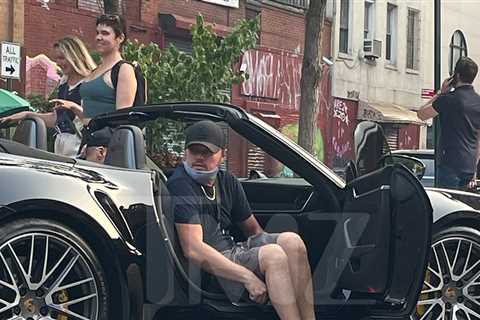 Leo DiCaprio Shows Off Tricked-Out Porsche in NYC