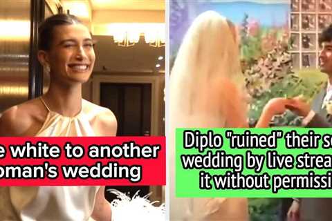 17 Times Celebs Were Called Out For Wedding Faux Pas